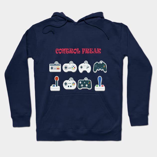 Gaming Control Freak Hoodie by Ledos